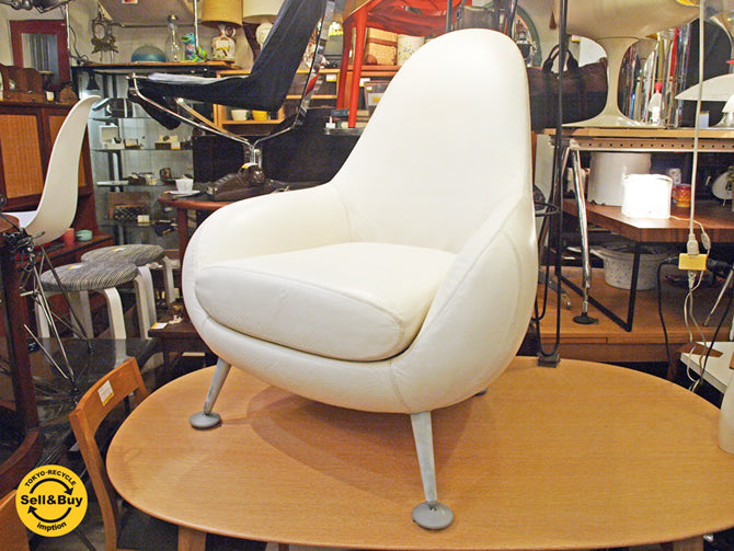 ドリアデ driade アレフ Alephe オリオン ORION 1シーター レザーソファ 総本革 定54万 イタリア ～宇宙を感じるスペースエイジデザイン～ 【 買取と販売とレンタルのお店 】