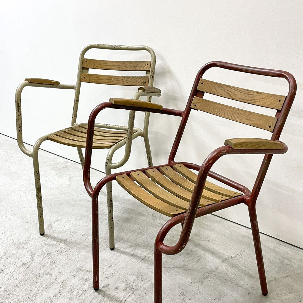 【祖師ヶ谷大蔵店】クラッシュゲート CRASH GATE ノットアンティークス Knot antiques フリック FLICK アームチェア スタッキング スチール 古材 ビンテージ加工  インダストリアルデザイン  買取させていただきました。