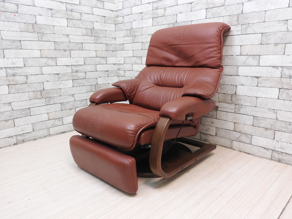 冨士ファニチア FUJI FURNITURE パーソナルチェア リクライニングチェア フットレスト機能付 現状品 中古品 買い取りしました。