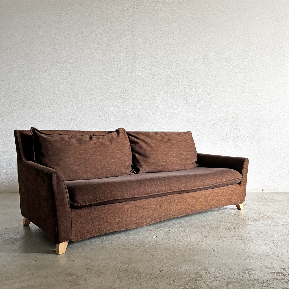 【登戸BASE店】リラックスフォーム RELAX FORM サボン SAVON 3人掛けソファ W188cm カバーリングファブリック ブラウン系 カタログ合計定価￥132,000- 買取させていただきました。