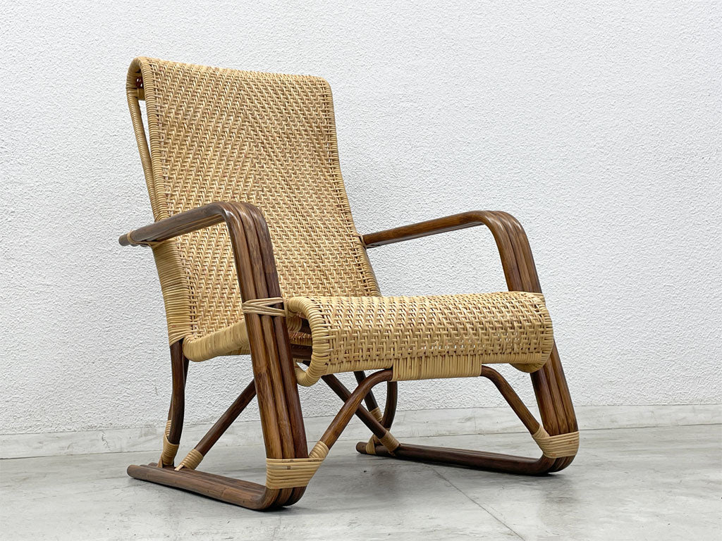 橋之口籐工芸工房 籐製くつろぎ椅子 Rattan Chair 籐家具 宮崎県伝統的工芸品 ～ 「現代の名工」橋之口幹夫 黄綬褒章受章