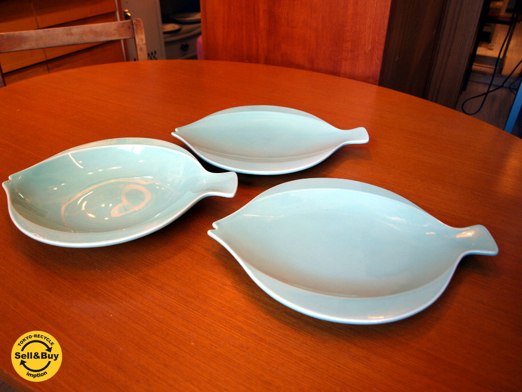 ロイヤルコペンハーゲン Royal copenhagen フィッシュ プレート Fish 魚群 ★中古品 買い取りしました。下北沢店 出張買取もお任せ下さい。