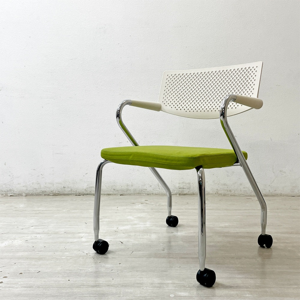 【祖師ヶ谷大蔵店】ヴィトラ vitra ビザロール Visaroll デスクチェア ミーティングチェア キャスターベース スタッキング アントニオ・チッテリオ 買取させていただきました。
