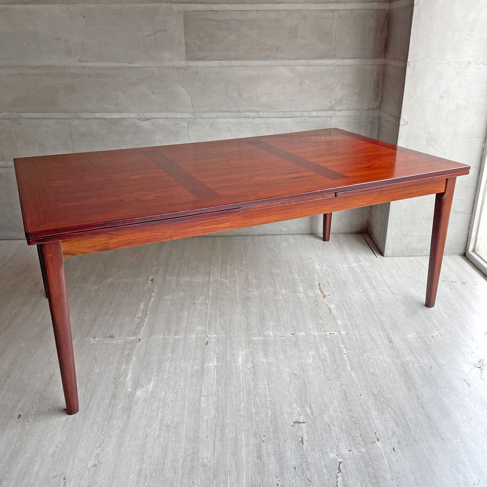 【学芸大学店】スコビー Skovby ローズウッド エクステンション ダイニングテーブル W180～320cm ビンテージ デンマーク 北欧家具 買取させていただきました。