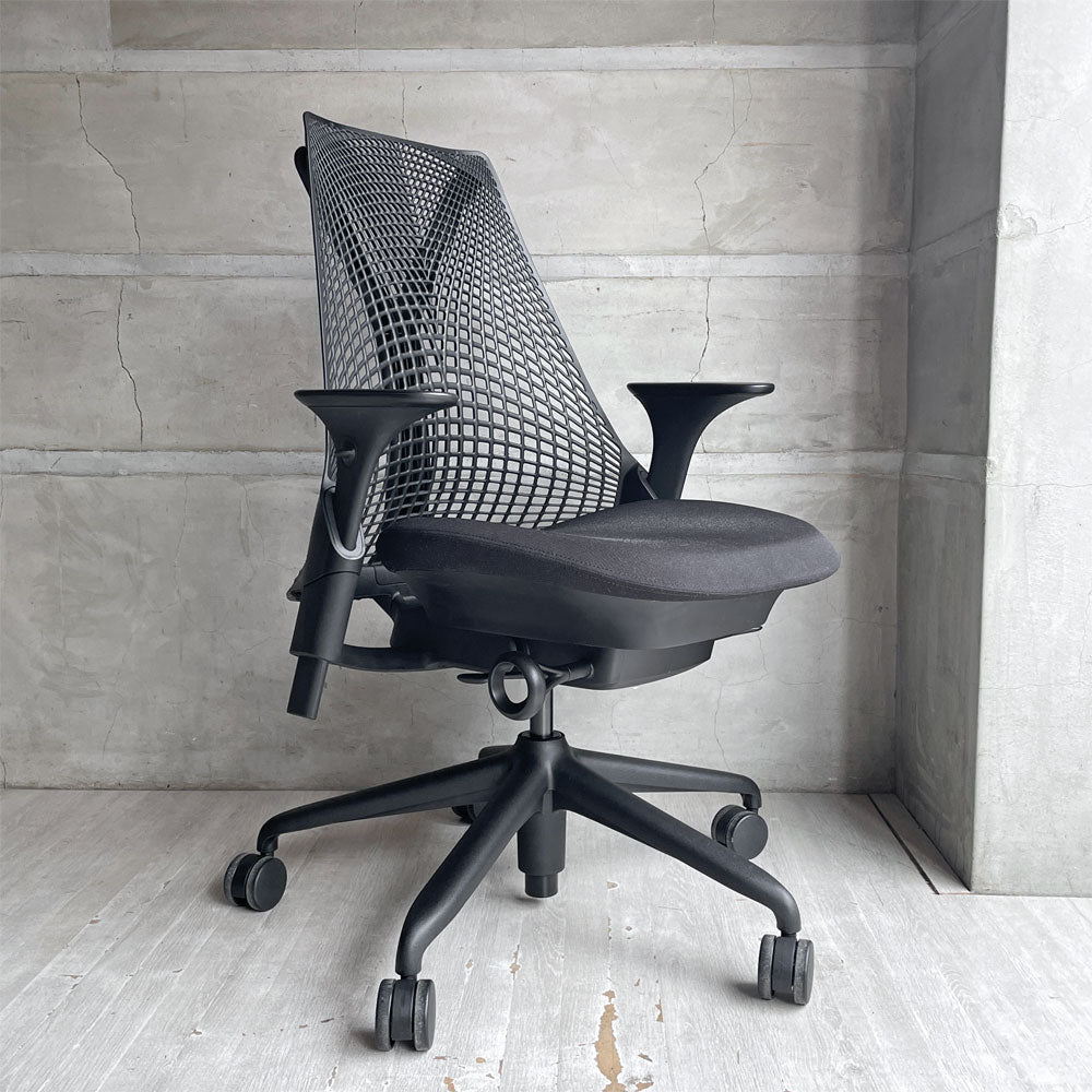 【学芸大学店】ハーマンミラー Herman Miller セイルチェア SAYL CHAIR デスクチェア オフィスチェア ミドルバック ブラック 買取させていただきました。