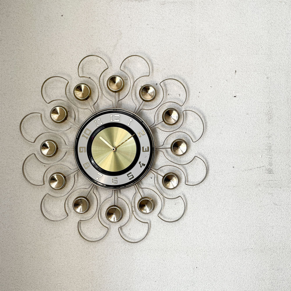 【経堂店】Robertshaw Controls Company ラックス LUX サンバーストクロック ウォールクロック 掛時計 Φ50cm ミッドセンチュリー USビンテージ 買取させていただきました。