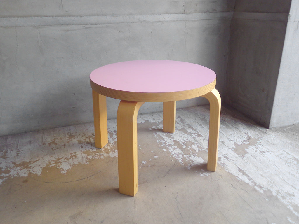 エスディアイ ファンタジア Sdi Fantasia CAROTA table maru カロタ テーブル マル ピンク 佐々木敏光 デザイン 中古品 買い取りしました。