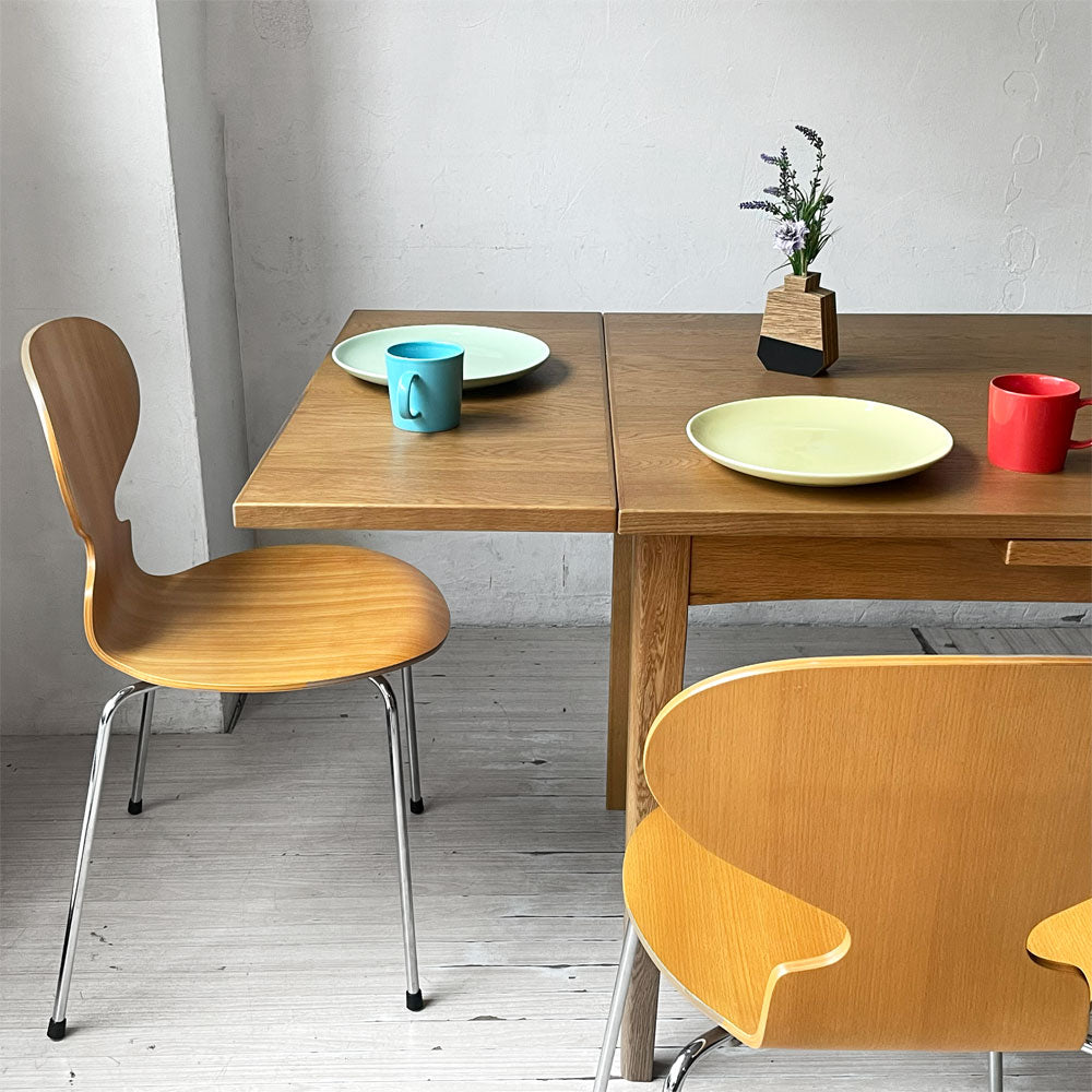 クラッシュゲート CRASH GATE ノル NOR パウス PAUSE 伸長式 ダイニングテーブル オーク材 ～ハッピーをエクステンション