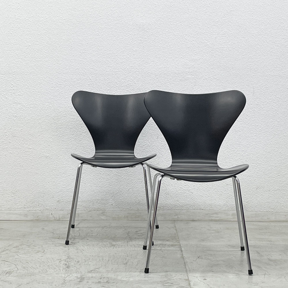 【登戸BASE EC店】フリッツハンセン Fritz Hansen セブンチェア ダイニングチェア ブラック ラッカー再塗装 アルネ・ヤコブセン デンマーク 買取させていただきました。