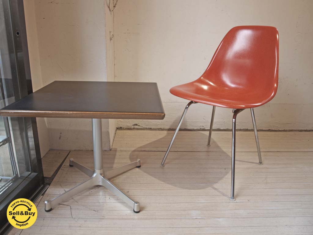 ハーマンミラー Herman Miller サイドシェルチェア Side shell chair イームズ Hベース オレンジ 中古品 買い取りしました。下北沢店 出張買取もお任せ下さい。