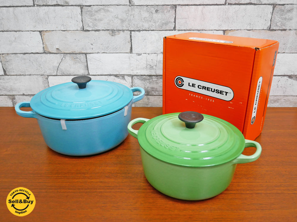 ルクルーゼ LE CREUSET ココットロンド キャセロール 2点 中古品 買い取りしました。