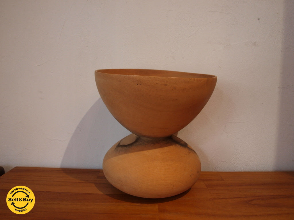 盛永省治 Shoji Morinaga ウッドベース WOOD VASE ★中古品 買い取りしました。下北沢店 出張買取もお任せ下さい。