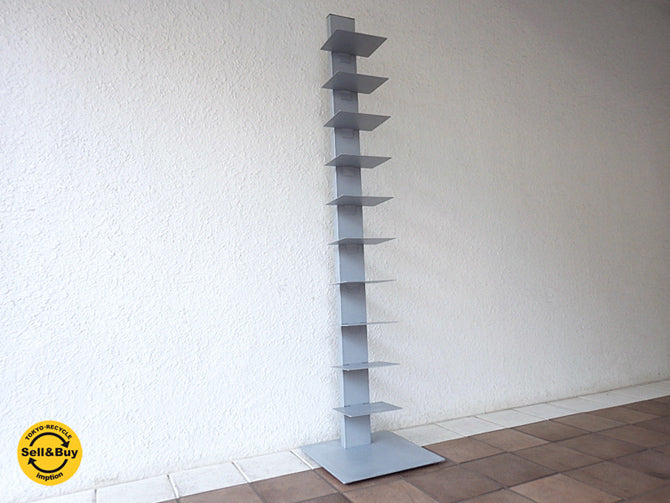 シンテシ社 SINTESI 正規品 サピエンスブックタワー トール L シルバー ブルーノ・レイナルディ デザイン 廃盤希少 タワー型シェルフ 収納家具 イタリアモダン 買い取りしました。用賀店 出張買取もお任せ下さい。