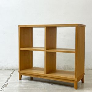 【祖師ヶ谷大蔵店】無印良品 MUJI タモ材 オープンシェルフ 2列2段 W80cm 買取させていただきました。