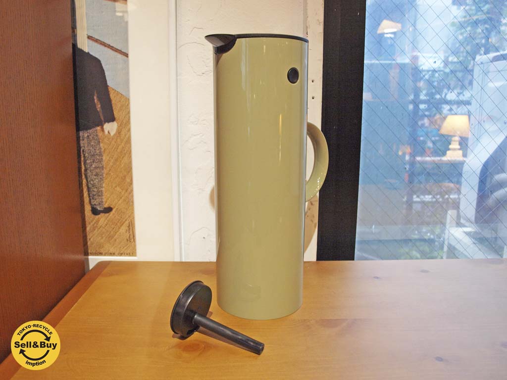 ステルトン Stelton バキュームジャグ 魔法瓶 保温ポット 1L グリーン デンマーク 中古品 買い取りしました。