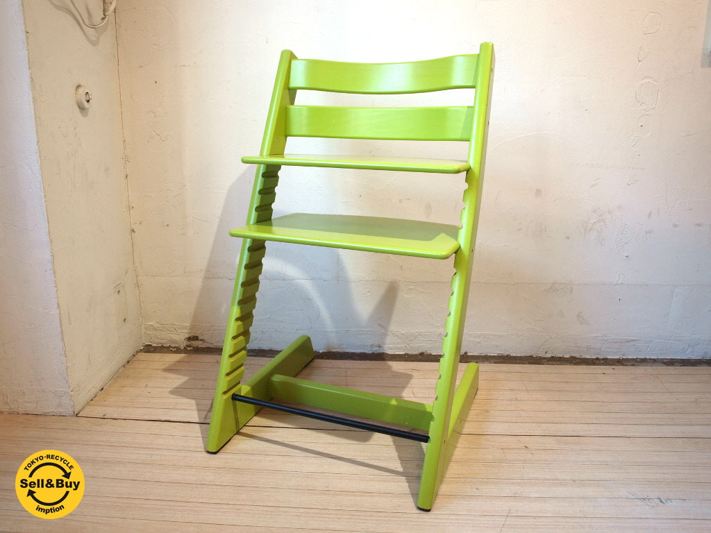 ストッケ STOKKE トリップトラップ Tripp Trapp グリーン ノルウェー 新型対応 ★中古品 買い取りしました。下北沢店 出張買取もお任せ下さい。