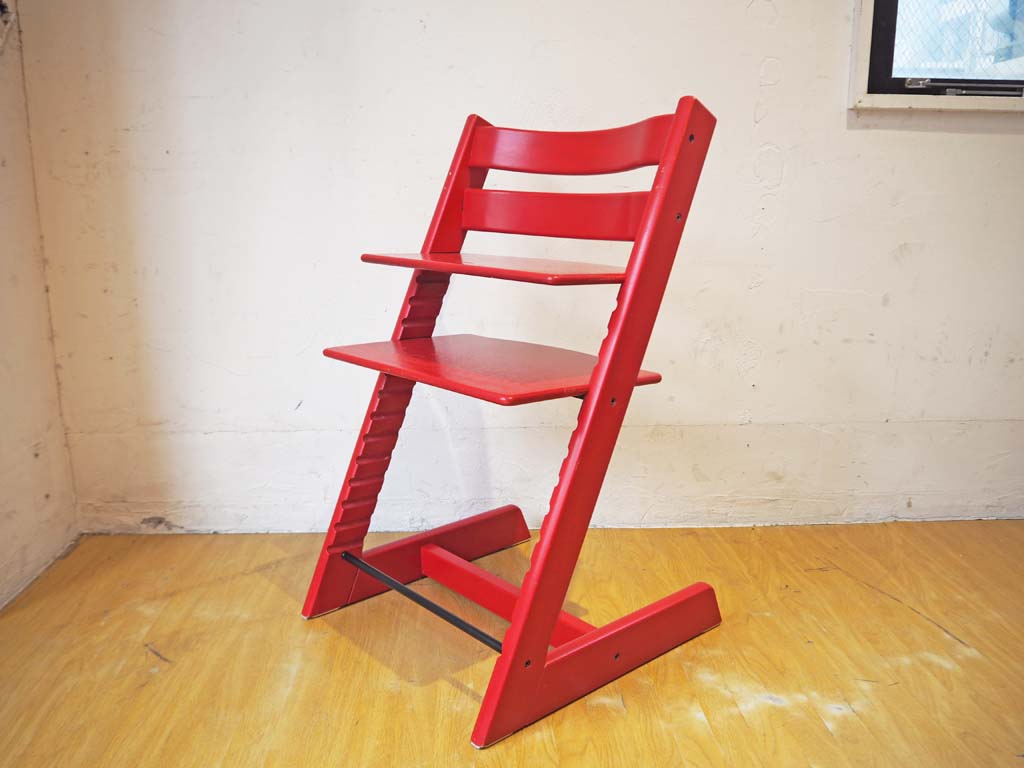 ストッケ STOKKE トリップトラップ TRIPP TRAPP ベビーチェア 現行モデル レッド 赤 北欧 ノルウェー 中古品 買い取りしました。