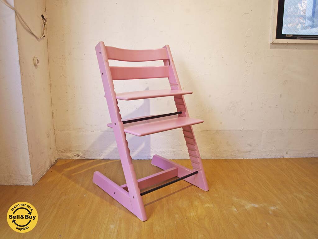 ストッケ STOKKE トリップトラップ TRIPP TRAPP 新型 ベビーチェア 新型 ピンク 中古品 買い取りしました。