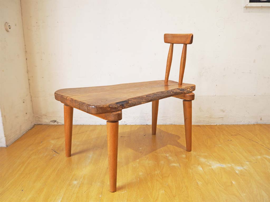 スタジオ イエス Studio Y’e.s スツール チェア ベンチタイプ 椅子 手作り ハンドメイド 国産木材使用 直井建築工房 中古品 買い取りしました。
