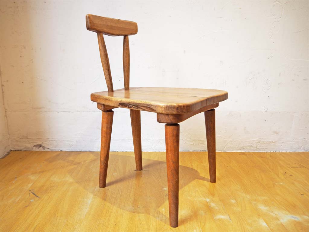 スタジオ イエス Studio Y’e.s スツール チェア 椅子 手作り ハンドメイド 国産木材使用 直井建築工房 B 中古品 買い取りしました。