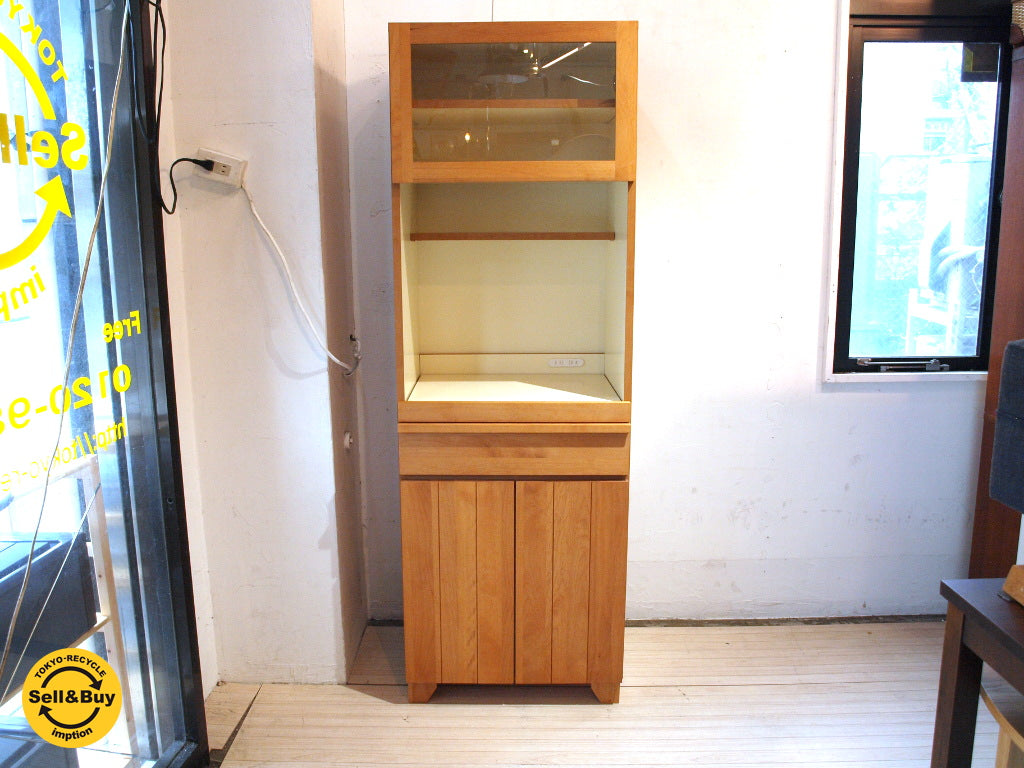 末次家具工芸 SUETSUGU スリムキッチンボード Kitchen board アルダー材×メラミン加工 幅60ｃｍ中古品 買い取りしました。下北沢店 出張買取もお任せ下さい。