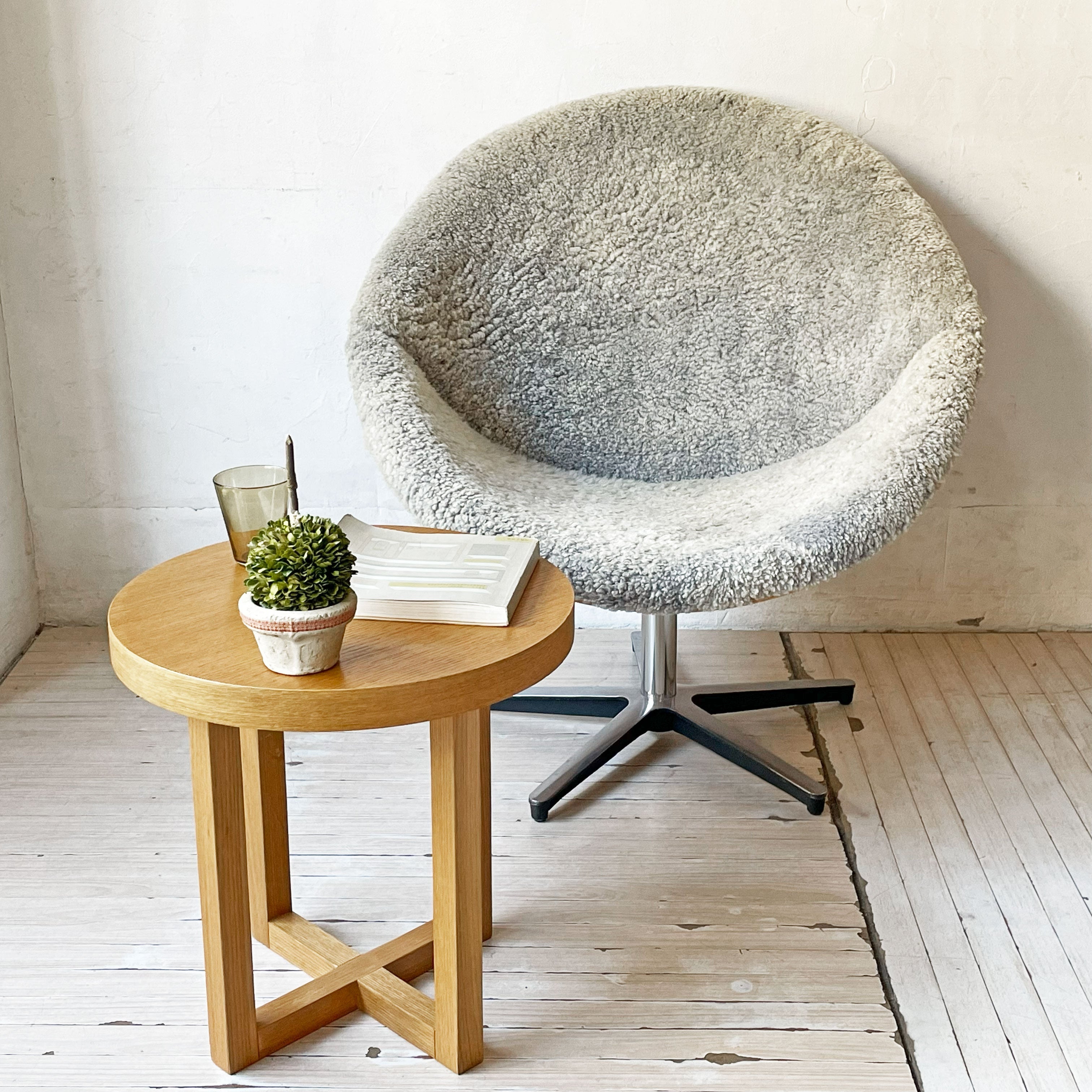【下北沢店】スウェデッセ SWEDESE アモリーノ Amorino ラウンジチェア シープスキン プライウッド Bror Boije スウェーデン 北欧家具 希少 買取させていただきました。