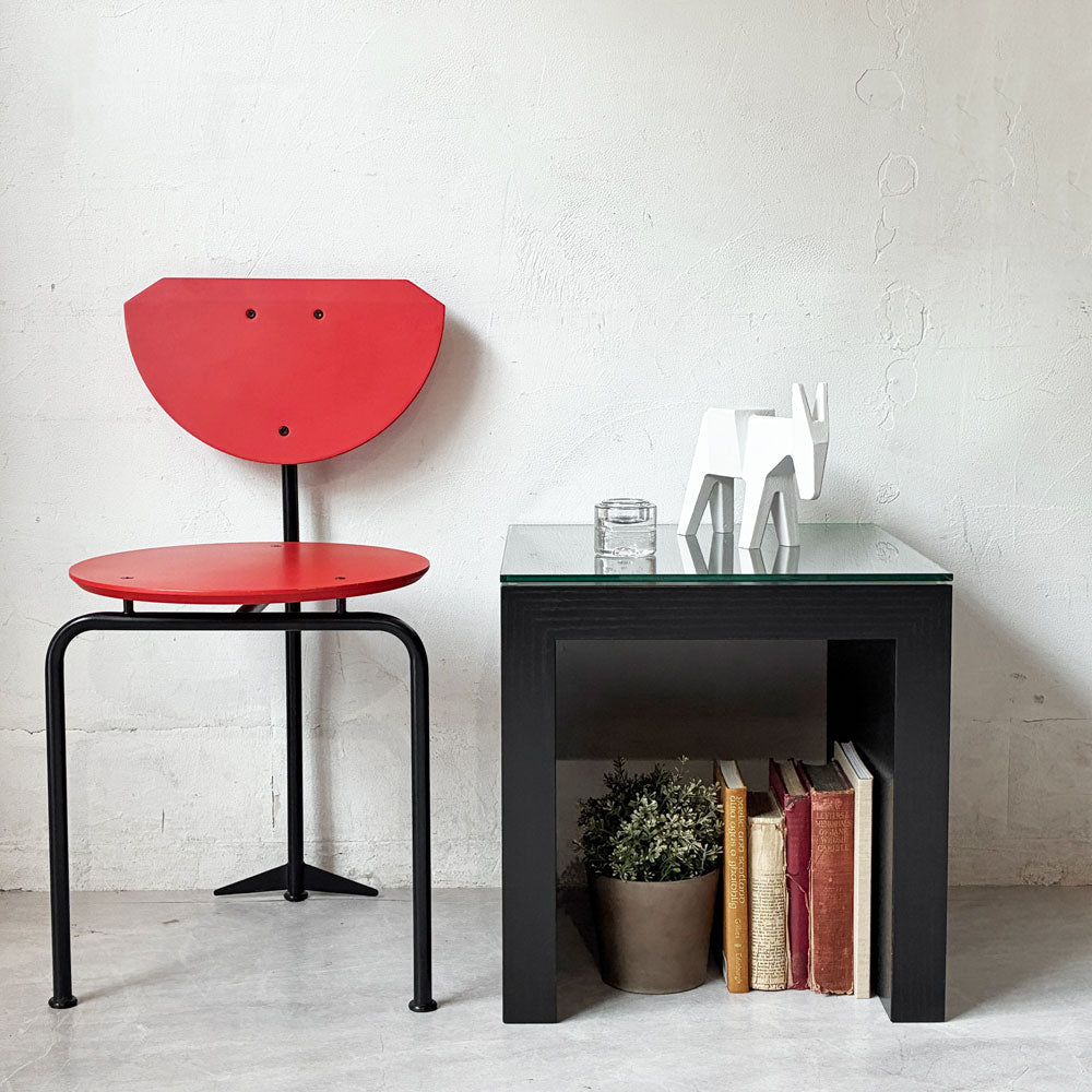 【下北沢店】カッシーナイクスシー Cassina ixc ゼン ZEN サイドテーブル アッシュ材 ブラック ガラストップ カトリーヌ・メミ モダンデザイン 廃番 ★ 買取させていただきました。
