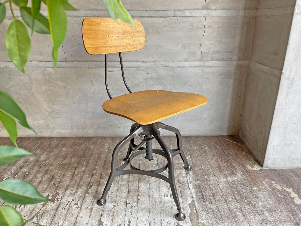 クラッシュゲート CRASH GATE ノットアンティークス Knot antiques トレド2 TOLEDOⅡ CHAIR 昇降機能付 インダストリアル 廃番 ～蘇ったグッドデザイン～