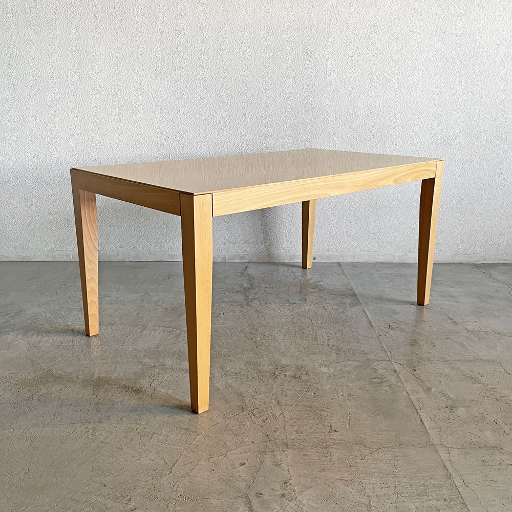 【登戸BASE店】カッシーナイクスシー Cassina ixc. マラガ MALAGA ダイニングテーブル ビーチ材 W140cm フィリップ・ユーレル Philippe Hurel 廃番 買取させていただきました。