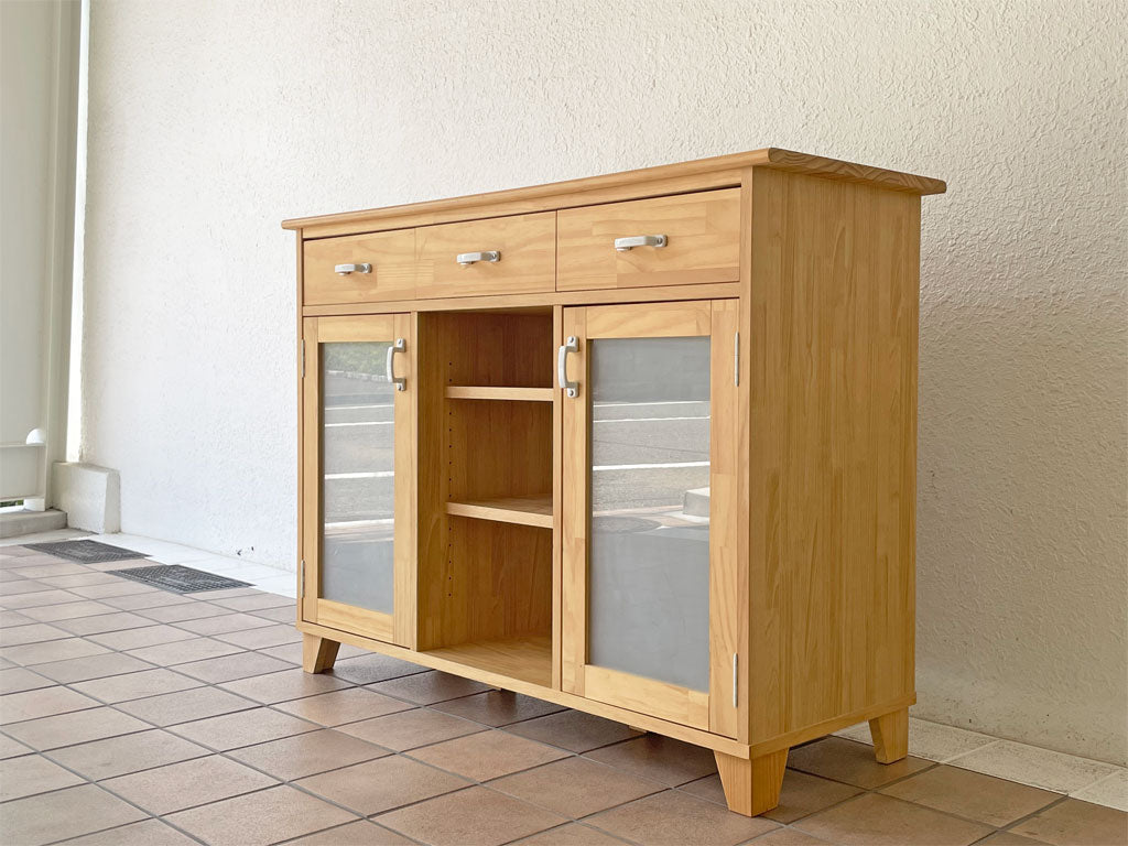 モモナチュラル Momo Natural ランド LAND キッチンカウンター パイン材 タイルトップ 両面 間仕切り 中古品 買い取りしました。