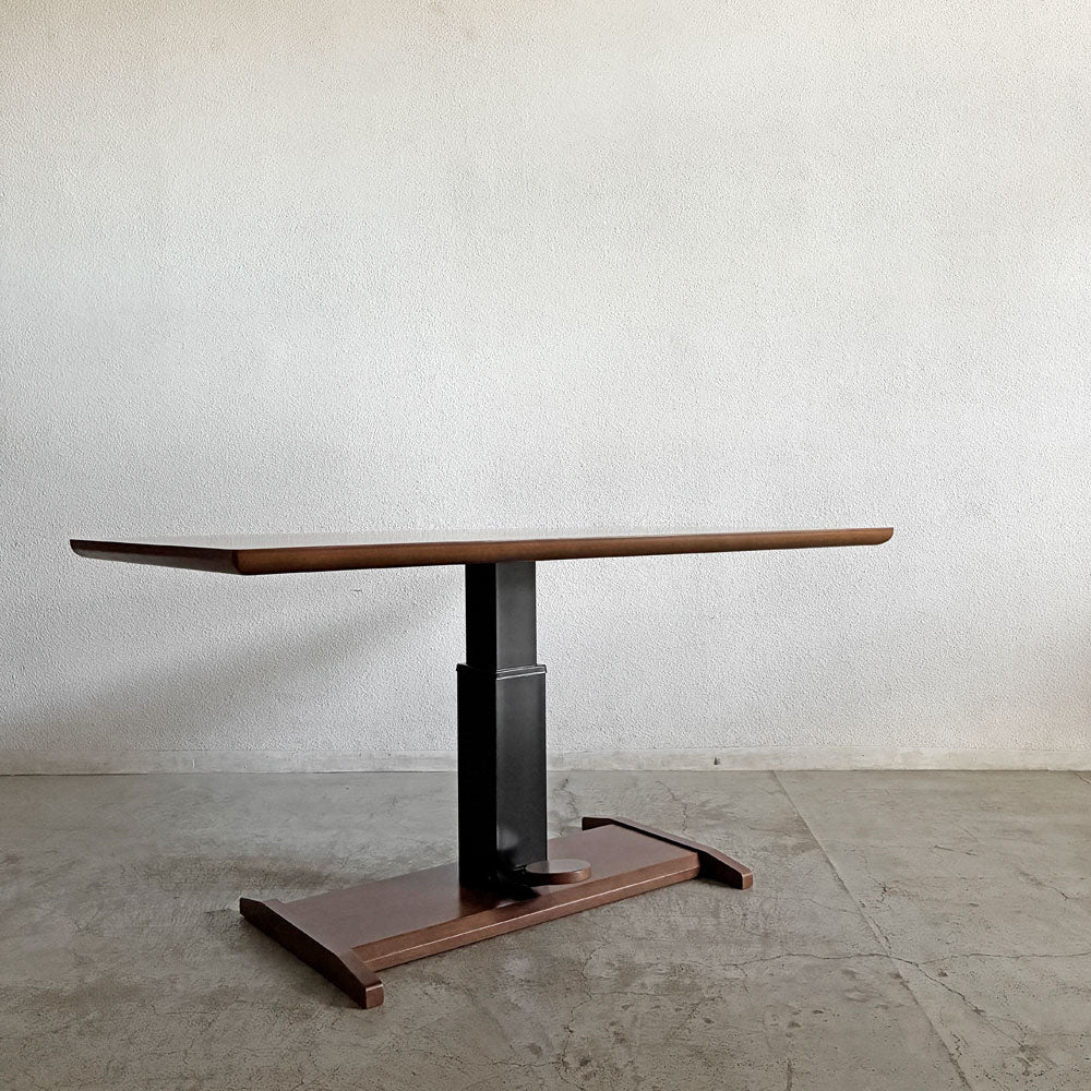 【登戸BASE店】シギヤマ家具 SHIGIYAMA ウォールライフ WAL LIFE ダイニングテーブル ウォールナット材 W135cm ガス圧昇降 参考定価￥137,500- 買取させていただきました。