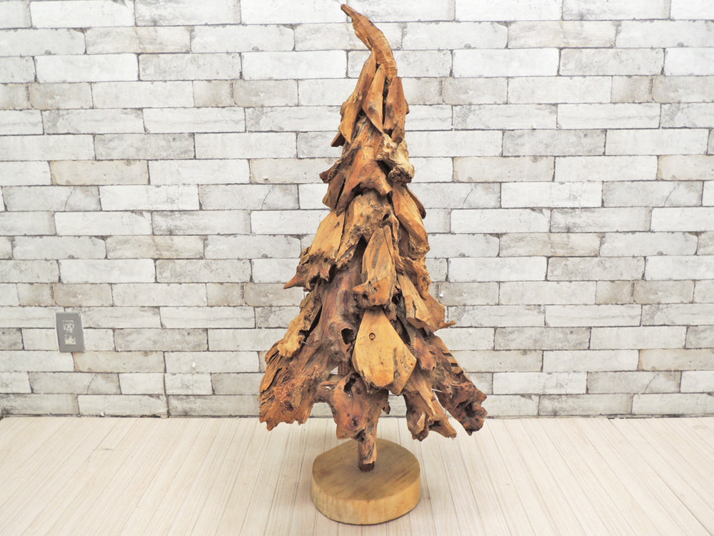 ハンドメイド 木製 クリスマスツリー ナチュラル オブジェ 中古品 買い取りしました。