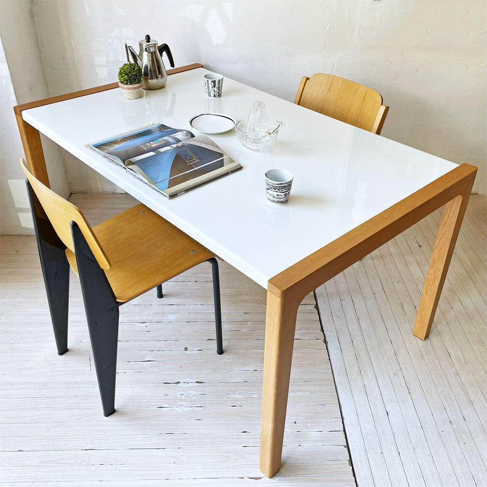 【下北沢店】ベラコンテ bellacontte ブリッジ ダイニングテーブル W140cm DHラミネートｘオーク材 モダンデザイン 廃盤 買取させていただきました。