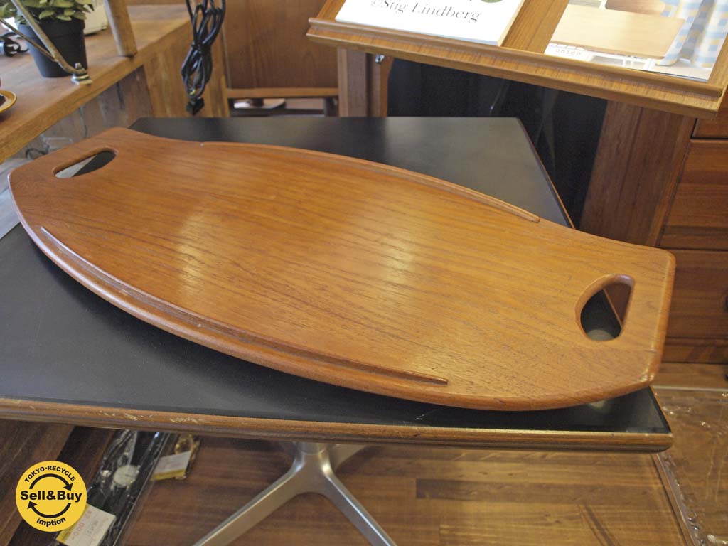 DANSK ダンスク JHQ 802 チークトレイ teak tray イェンスグイストゴー デンマーク 中古品 買い取りしました。下北沢店 出張買取もお任せ下さい。