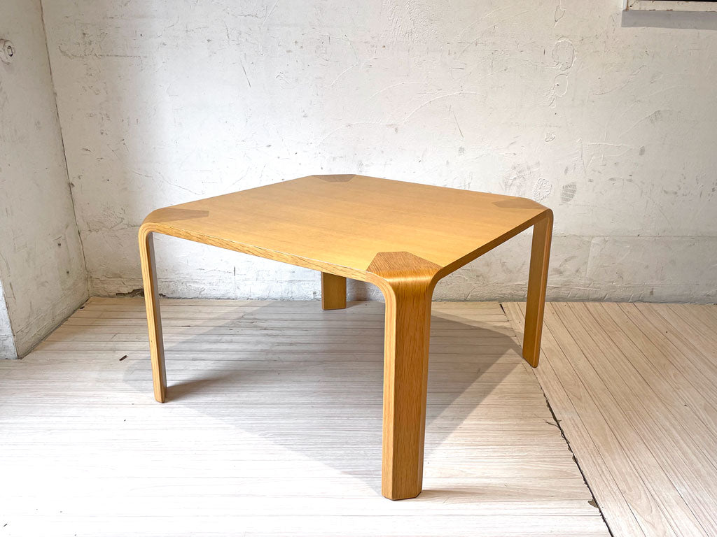 天童木工 Tendo プライウッド 座卓 ローテーブル ケヤキ材 乾三郎デザイン 正方形 中古品 買い取りしました。
