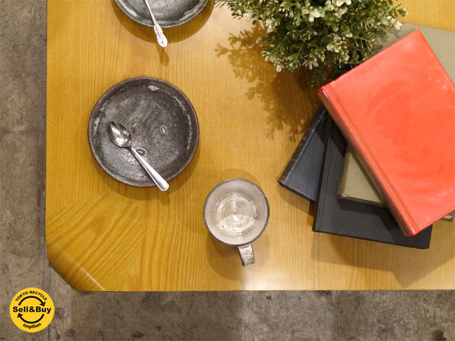 天童木工 Tendo プライウッド 座卓 欅材 ローテーブル w75cm 乾三郎 デザイン ～洗練された美座卓～ 【 買取と販売とレンタルのお店 】