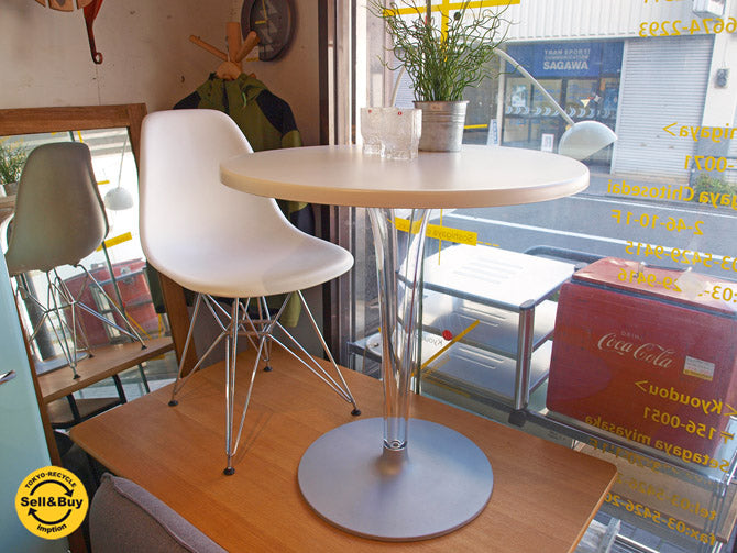 カルテル Kartell トップトップ TOPTOP ラウンドテーブル フィリップ・スタルク ～天板に浮遊感を生み出す傑作テーブル～ 【 買取と販売とレンタルのお店 】