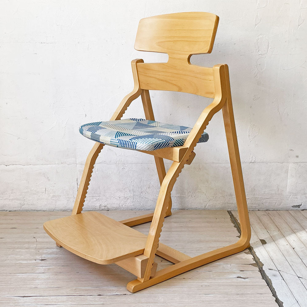 【下北沢店】豊橋木工 TOYOMOKU アップライトチェア UPRIGHT CHAIR ナチュラル 座面カバー付き ベビーチェア キッズチェア 買取させていただきました。