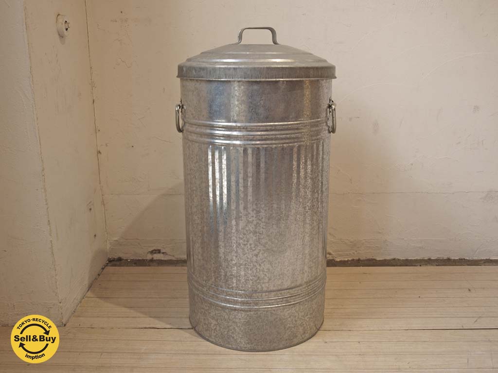 ゴミ箱 Trash Box トタン70ℓ レザー プライウッド 中古品 買い取りしました。下北沢店 出張買取もお任せ下さい。