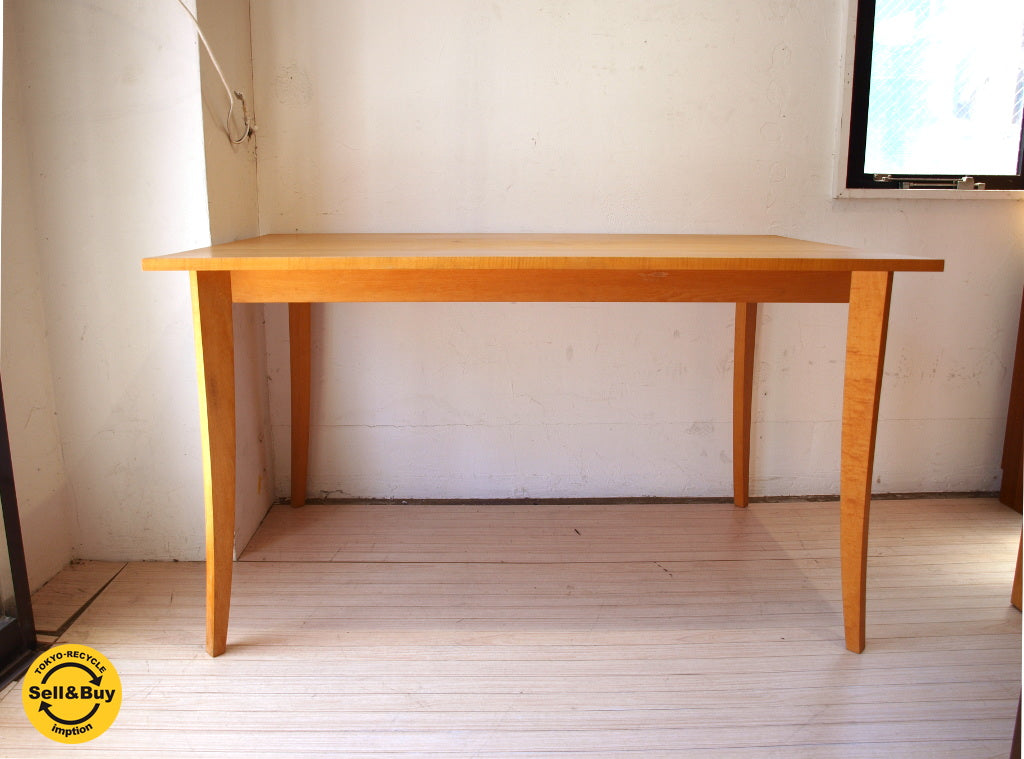 トラックファニチャー TRUCK Furniture メープル無垢材 Maple wood 廃盤 ダイニングテーブル 定価12万　中古品 買い取りしました。下北沢店 出張買取もお任せ下さい。