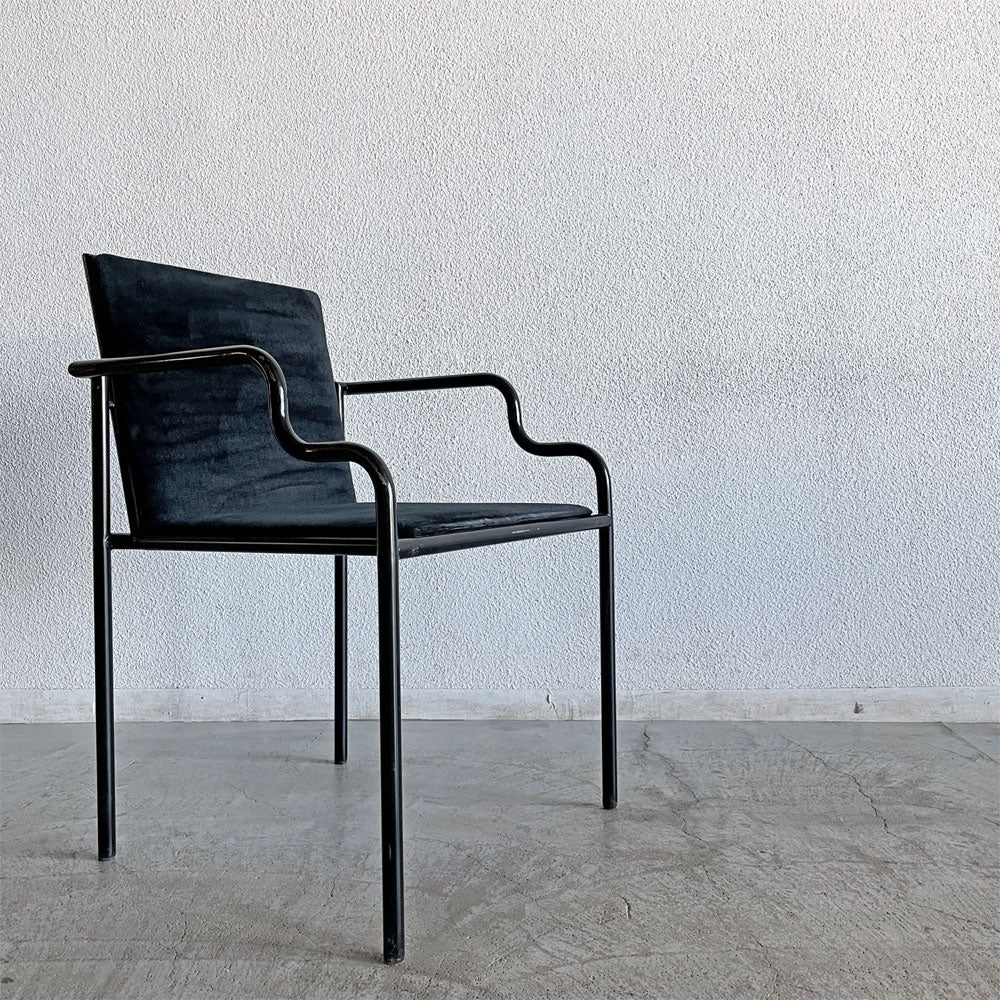 【登戸BASE店】内田デザイン研究所 UCHIDA DESIGN INC. フェブ FEB. アームチェア ファブリックシート 内田繁 ポストモダン ビンテージ 買取させていただきました。
