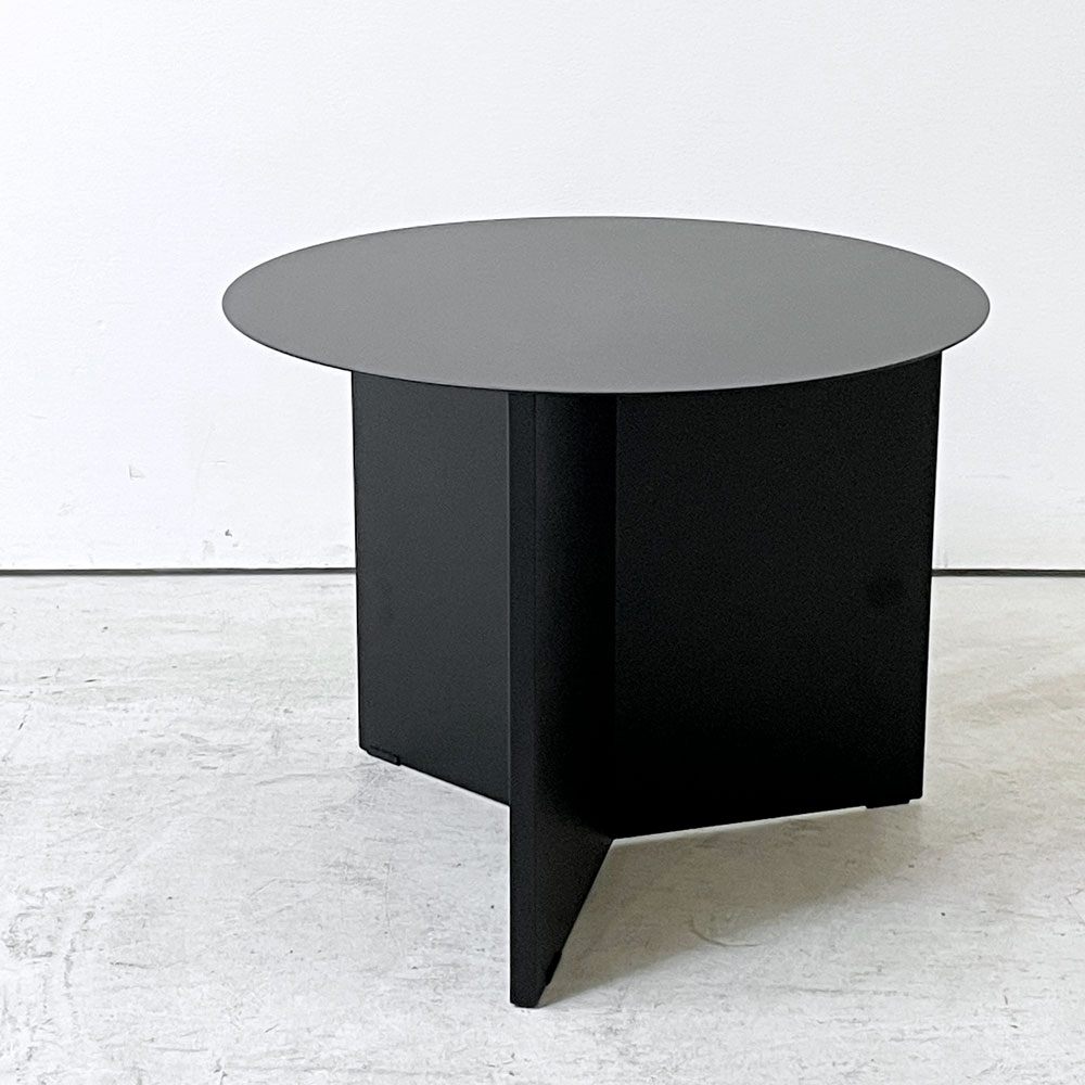 【祖師ヶ谷大蔵店】ヘイ HAY スリットテーブル ラウンド SLIT TABLE ROUND Φ45cm サイドテーブル スチール ブラック 北欧 デンマーク モダン 買取させていただきました。