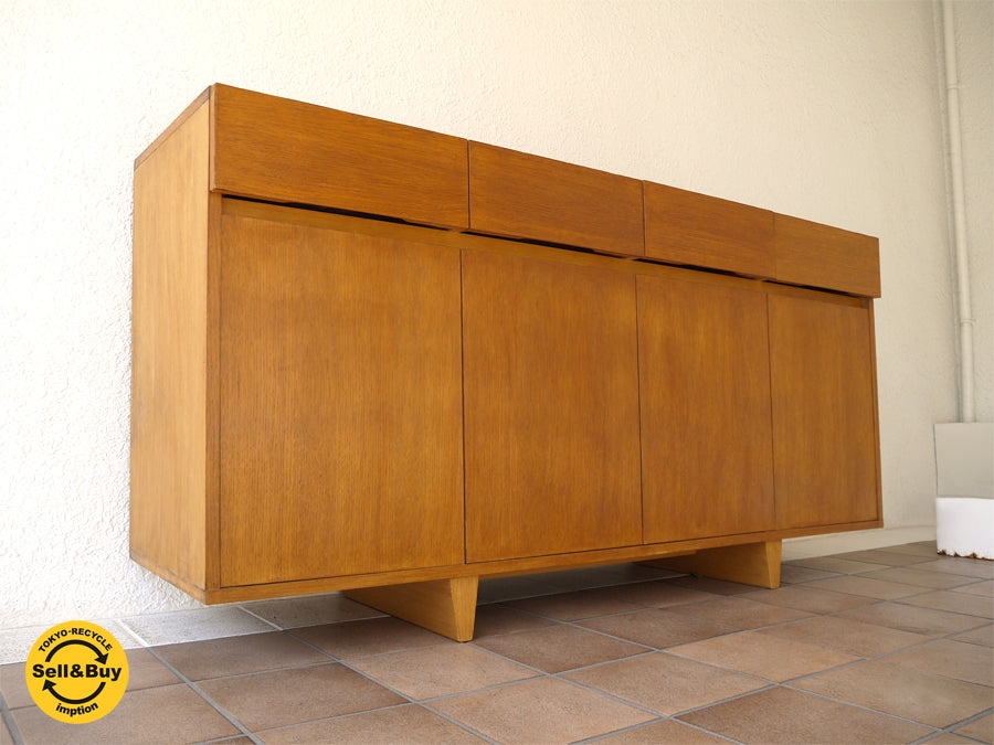 ウニコ unico コルソ CORSO 廃番人気シリーズ サイドボード W1500 オーク材 チークカラー 楢材 ナチュラルモダンデザイン 参考価格￥83,790- ～ 機能的で知的な印象を持つナチュラルモダンデザインの大容量収納家具！ ～ 【 買取と販売とレンタルのお店 】