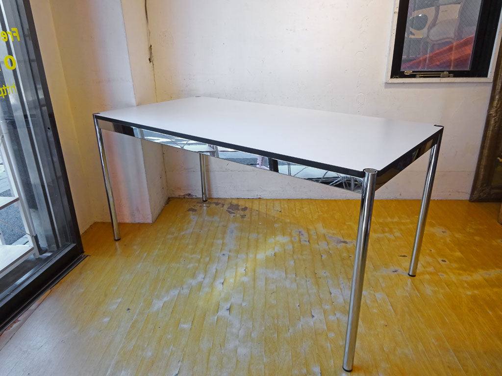 USMモジュラーファニチャー USM Haller USMハラーテーブル ワーキングデスク カンファレンステーブル アジャスター 高さ調整機能付 ホワイト 下北沢店 中古品 買い取りしました。