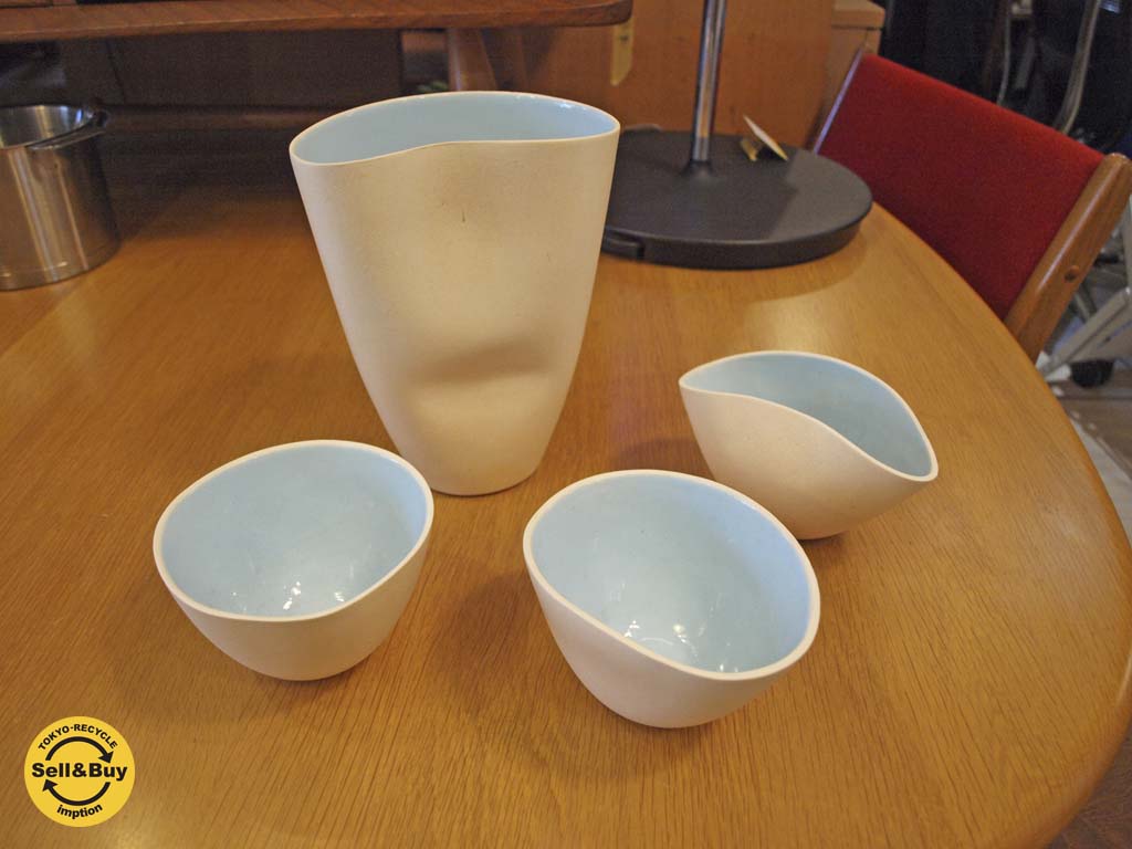 コルナム cor unum コピーペースト Sセット Copypaste S-Set 水色 MVRDV ボウル 花瓶 小鉢 中古品 買い取りしました。下北沢店 出張買取もお任せ下さい。