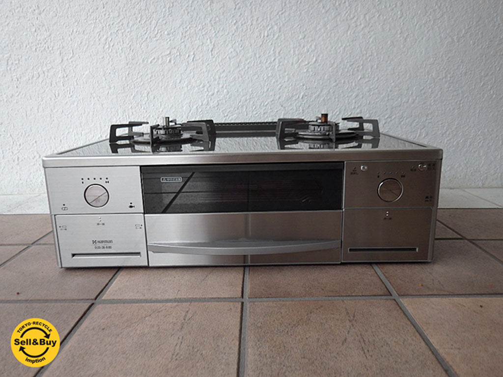 ハーマン HARMAN 都市ガス12・13A ガスコンロ 水無両面焼きグリル ハイグレード & ハイスペック S-BLinkシリーズ ガラストップ ガステーブル LW2170ASKSTR ガス台 定価:155,000円 買い取りしました。用賀店 出張買取もお任せ下さい。
