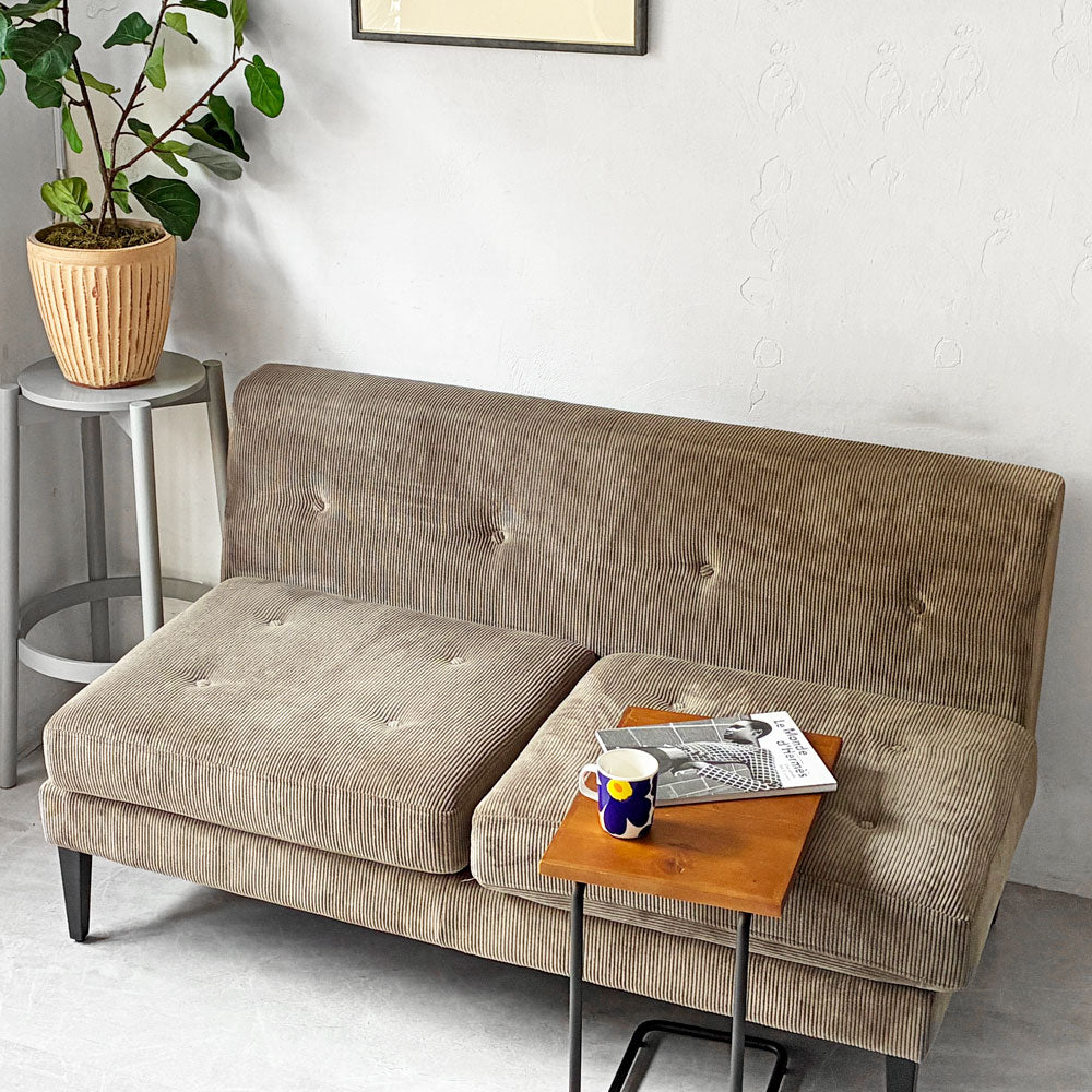 クラッシュゲート CRASHGATE ノットアンティークス Knot Antiques グレス GRESS 2P コーデュロイ 肘なし W140cm～急がず、焦らず