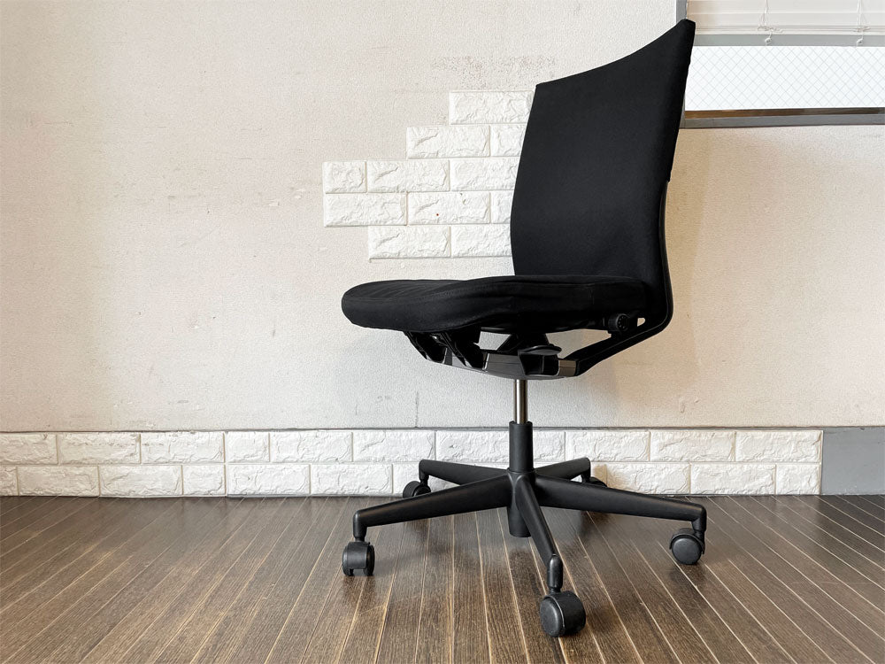 ヴィトラ vitra アクセス AXESS オフィスチェア デスクチェア ブラック ファブリックシート アームレス リクライニング 座面昇降 アントニオ・チッテリオ  中古品  買い取りしました。