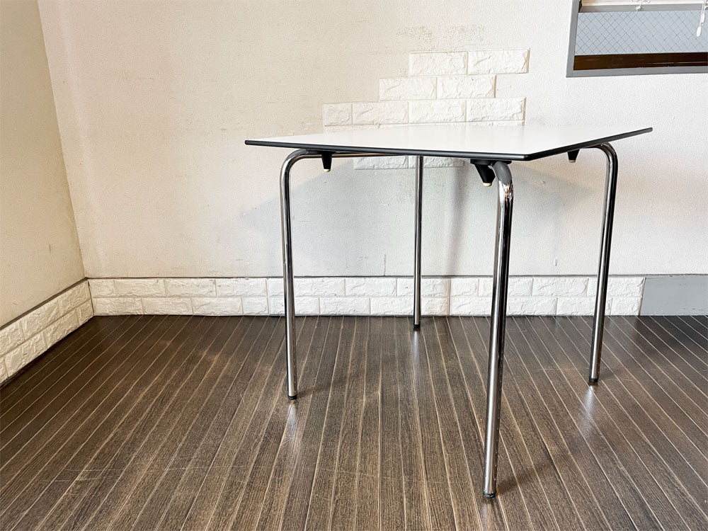 ヴィトラ vitra ハルテーブル HAL Table Square ダイニングテーブル スクエア W75cm ホワイト ジャスパー・モリソン 廃番  中古品  買い取りしました。