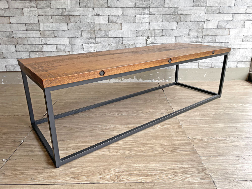 アクメファニチャー ACME Furniture グランビュー GRANDVIEW コーヒーテーブル ローテーブル W140cm インダストリアル 定価￥132,000- 中古品 買い取りしました。